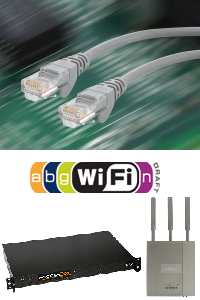  xDSL Wifi Hotspot 18Mb Connexion internet temporaire pour évenements AVEC équipements WIFI Guest Access HotSpot 40 users + 2 bornes